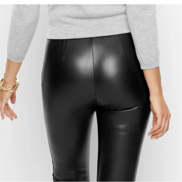 TALBOTS Portland FAUX Black
LEATHER LEGGINGS Size 6 women NWT🏷 - Picture 12 of 13